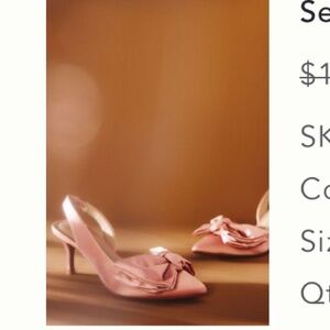Seychelles sling backs from Anthropologie - pink. Brand new in box.